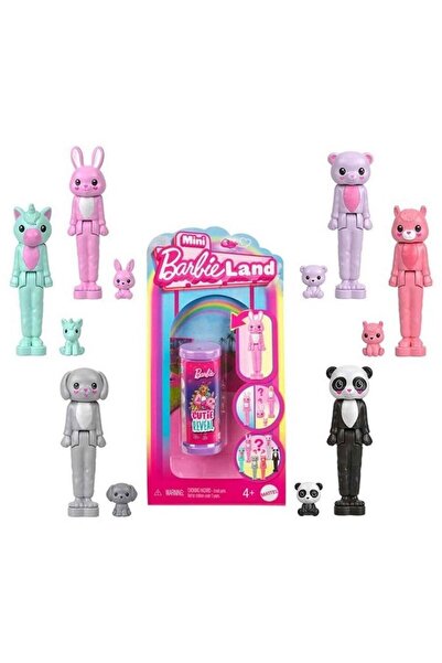 mattel Mini Barbie Land Reveal Doll 4 cm