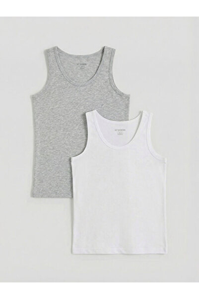 LC Waikiki Quality Parts from Çelebi Store Zero Roba Yaka Boys' Undershirt 2-...