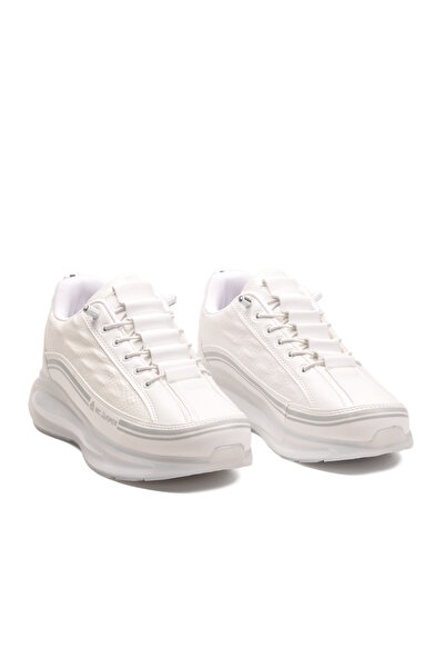 WALKWAY 2250-1 حذاء رياضي أبيض للرجال ذو نعل ميموري