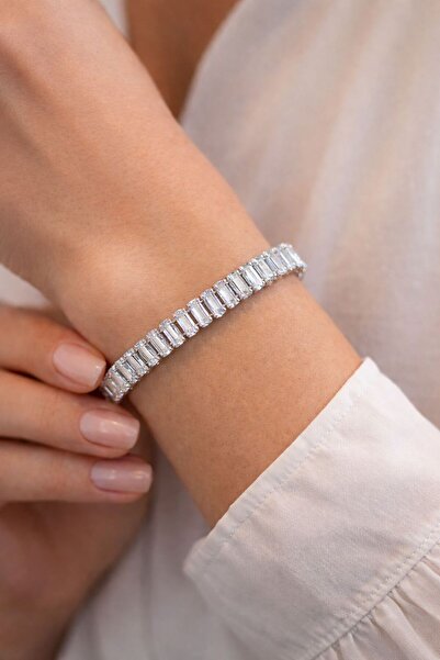 Elegant Kadın Çelik Su Yolu Kararmaz Lüks Bileklik