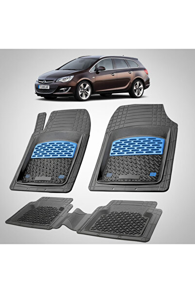 TEAMCAR Πατάκια δαπέδου συμβατά με Opel Astra J Sports Tourer Estate 2009-201...