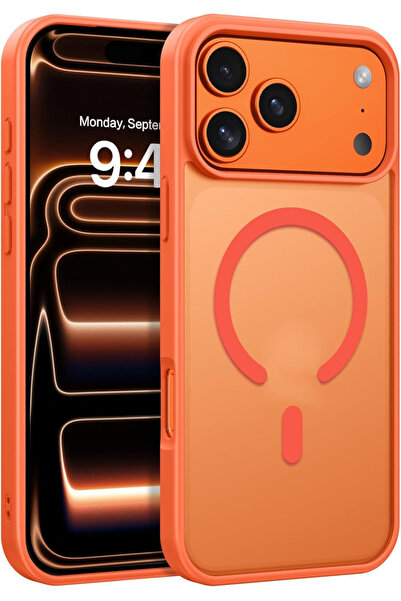 CaseHub iPhone 17 Pro Max Magsafe Compatible Matte Transparent Silicone Case ...