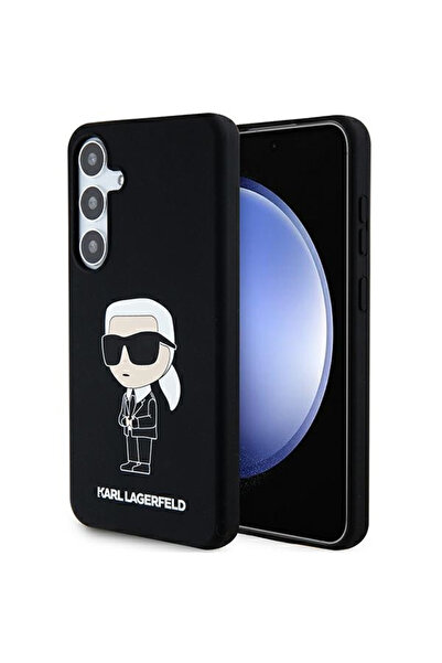 Karl Lagerfeld Case for Samsung Galaxy S24 S921, Karl Lagerfeld, Silicone Iko...