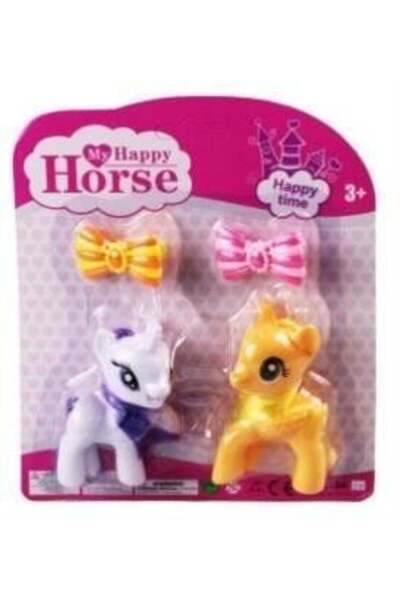 Najmaddin L-34-10 - Pony 2 Figure Set Buckle Card White