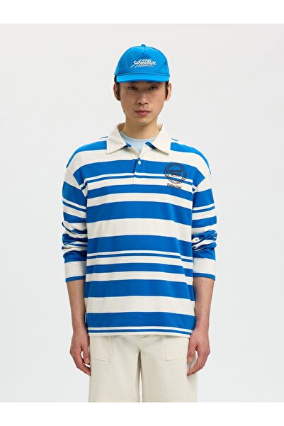SELECTED Langarm-Poloshirt Relaxed Fit