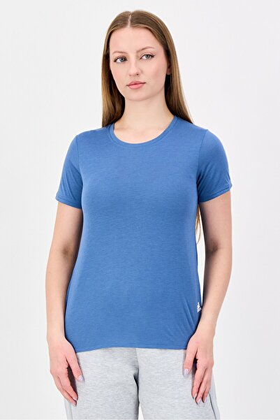 adidas Women Regular Fit Brand Logo Outdoor T-Shirt, Blue