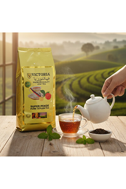 Victoria Premium Quality Leaf Tea - Super Pekoe Seylan Siyah Çay 800 gr