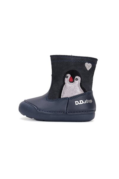 D.D.step Boots feti sublimated first steps, penguin with pink blue, w066-42730