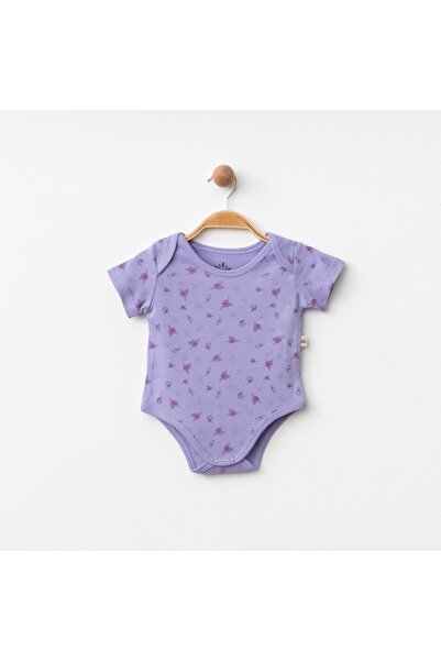 Pasillo Newborn Baby Girl Cotton Bodysuit Colorful Patterned Short Sleeve Bod...