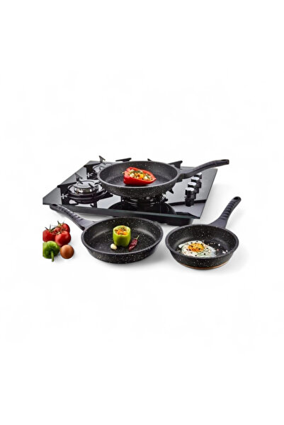 tomtiti 3 lu granit tava 18-20-22cm