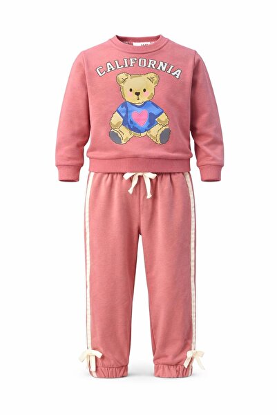 Lolliboomkids California Bear Tile Color Top and Bottom Set - Tile - 3-4 Year...