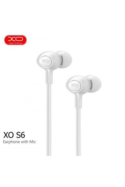 XO Design Handsfree 3.5mm S-6 Candy, Alb