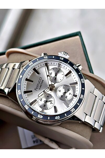 Ferrucci Functional Men's Wristwatch Steel Band 3 Atm Water Resistance