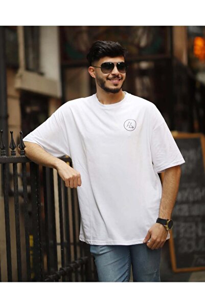 Rabona Fashion Μπλουζάκι Unisex A4 με Κύκλο, Μίνιμαλ, Υπερμεγέθης