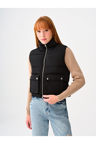 Loft Loose Crop Kadın Yelek