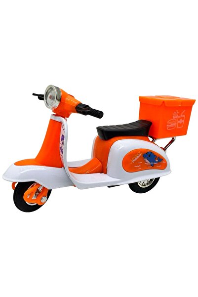 JPT 1:18 Diecast Off-Road Scooter, Orange