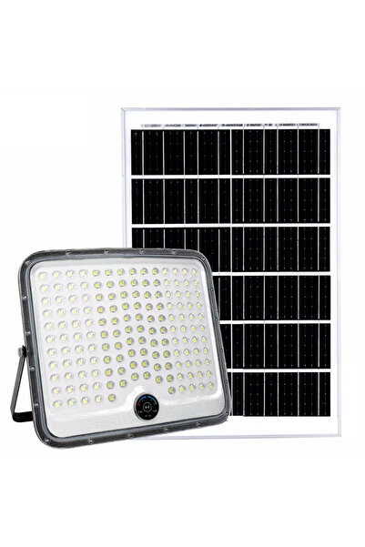 UNİBOX Proiector LED cu Incarcare Solara, 400W, Panou Solar, Telecomanda, Sen...