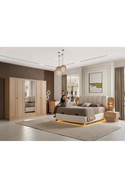 AYDINEV GUELL MDF YATAK ODASI TAKIMI