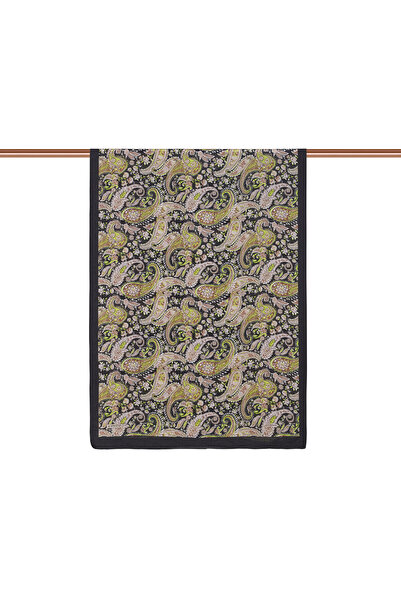 ipekevi SİYAH Dört Mevsim Tensel Şal 2889