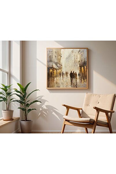 Tuba Decor Tablou pătrat cu rama din lemn