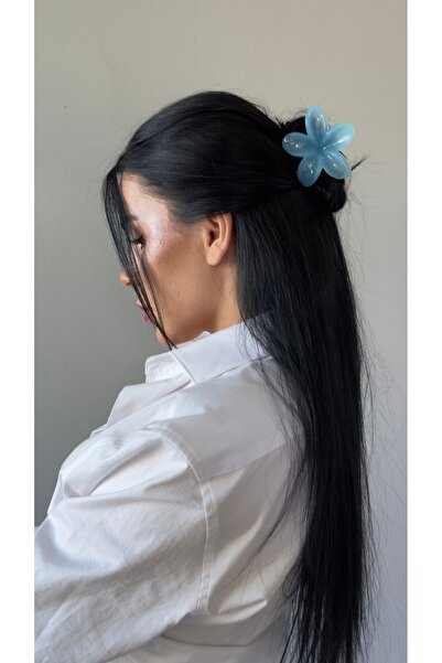 YOYYO Agrafă de păr Lotus de dimensiuni mari pentru femei Agrafă de păr color...