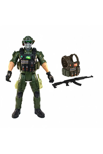 MASTPAD Special Forces MASTPAD soldier figurine, 31 cm, with Accessories, for...