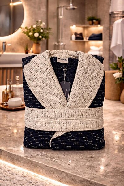 Özdilek Elagance Халат з кремовим коміром, розмір L