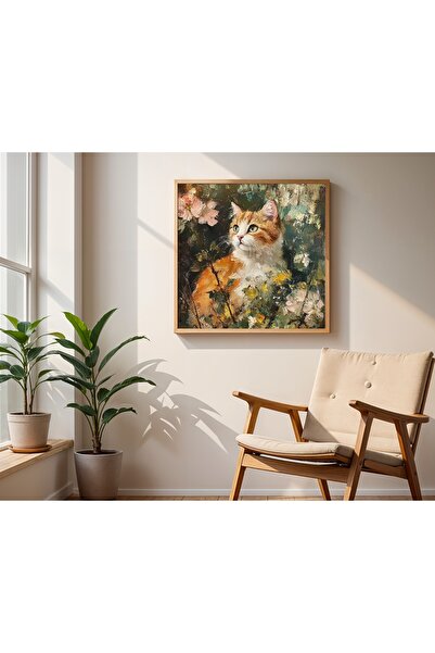 Tuba Decor Tablou pătrat cu rama din lemn