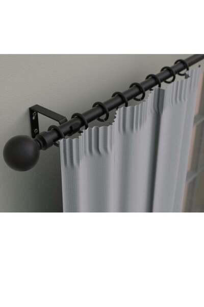 micasa قضيب ستارة كروي أسود قابل للتمديد، مصنوع بدقة عالية، بتصميم كلاسيكي أن...