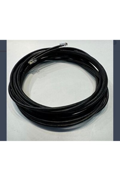 REÇBER 60 metre Cat6 siyah iç/dış ortam kablo yüksek hızlı
