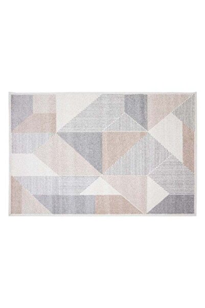 Atmosphera Short Hair Hao Geometric Rug Multicolour 120 x 170 cm