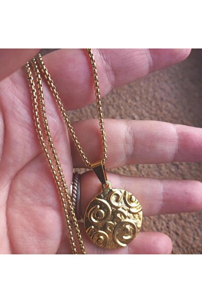 Mihasem Plated stainless steel chain and medallion for women