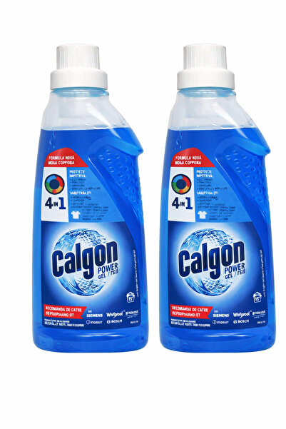 Calgon Power Gel 4’ü 1 Arada Kir, Pas, Kireç Ve Koku Önleyici 2 X 750 ml
