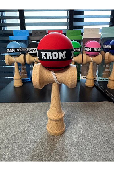 Krom Kendama KENDAMA KROM RED NOUL MODEL 2026 CAUCIUCATA+ATA CADOU CEA MAI BU...