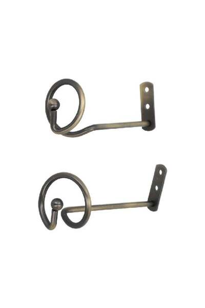 micasa 2-Piece Basic Tie Back Antique Brass