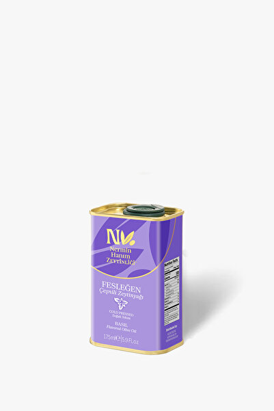 Nermin Hanım Zeytinliği Fesleğen Çeşnili Zeytinyağı (175ml)
