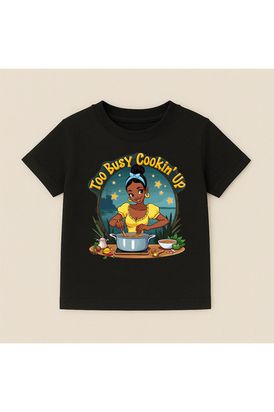 t-show Tiana Printed Premium Crew Neck 100% Cotton Short Sleeve Children's Ts...