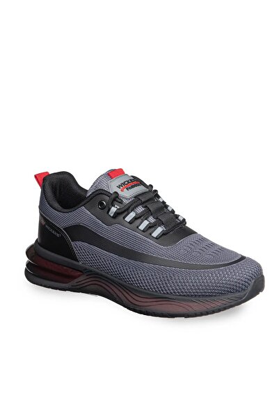 Wickers Men's Gray Smoked Sports Shoes Balloon Sole Air Zoom Men's Sports Sho...