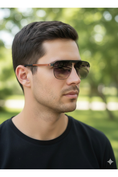 BLACK 8308 C6 60 Men's Sunglasses
