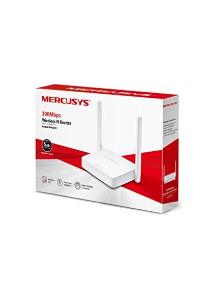 Mercusys Mw301R 2Xlan, 1Xwan 300Mbps 2X5Dbi Anten Wi-Fi Router