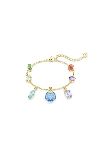 Swarovski Gema Bileklik, Karışık kesimler, Sallantılı kristaller, Çok renkli,...