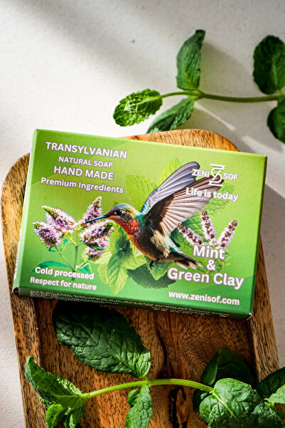 ZENISOF Mint & Green Clay Soap