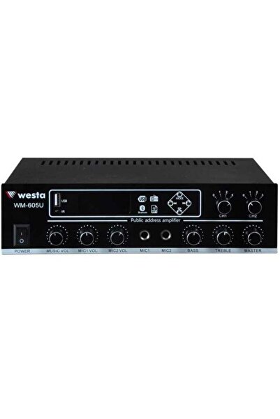 Westa Wm-605U 100W 2 Zone Mixer Amplifier