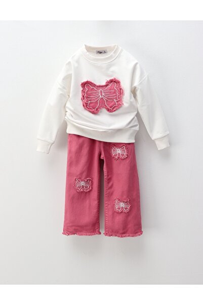 MiniKids The Butterfly set, white-pink 146 (10-11 years)
