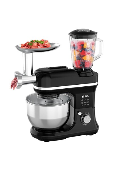 AyrStore sinbo SMX-2772 – 1200W, 5L Çelik Hazneli, Hamur Yoğurma, Kıyma Makin...