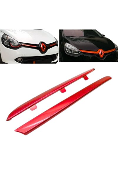 ZETOTO Clıo 4 Panjur Çıtası Kırmızı Renkli Sağ Sol Takım 620723341R