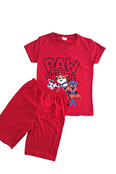 zahider طقم علوي وسفلي مطبوع من القطن للأولاد