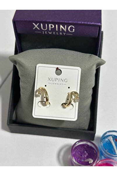 XUPING JEWELRY Single Stone Clip-On Earring