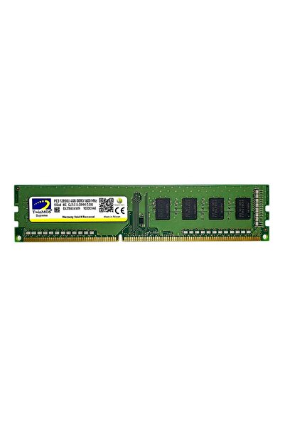 TwinMOS ذاكرة وصول عشوائي DDR3 DIMM سعة 4 جيجابايت بتردد 1600 ميجاهرتز وجهد 1...