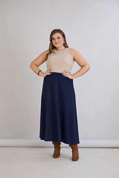 TUSSE Fusta elegantă, de culoare uni, moale, care nu se vede, fără căptușeală...